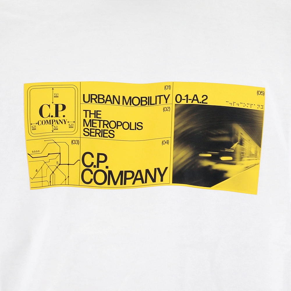 24SS CP컴퍼니 매트로폴리스 시리즈 어반 모빌리티 티셔츠 16CLTS045A 101톰브라운,몽클레어