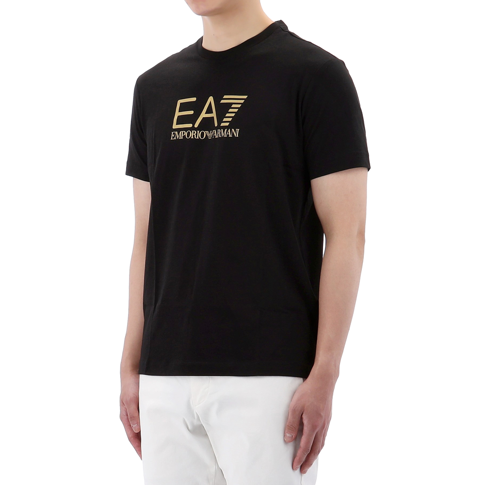 24SS 아르마니 EA7 골드 라벨 크루넥 티셔츠 3DPT08 PJM9Z 1200톰브라운,몽클레어